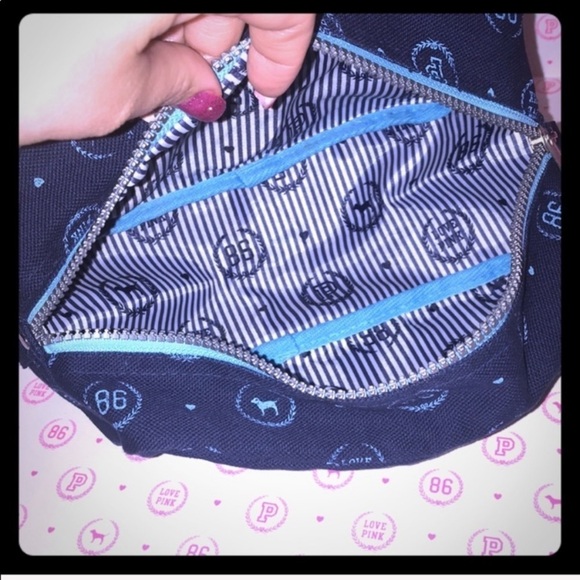 Vintage Victoria’s Secret Pink Monogram Cosmetic Bags Set of 3 - Picture 6 of 9